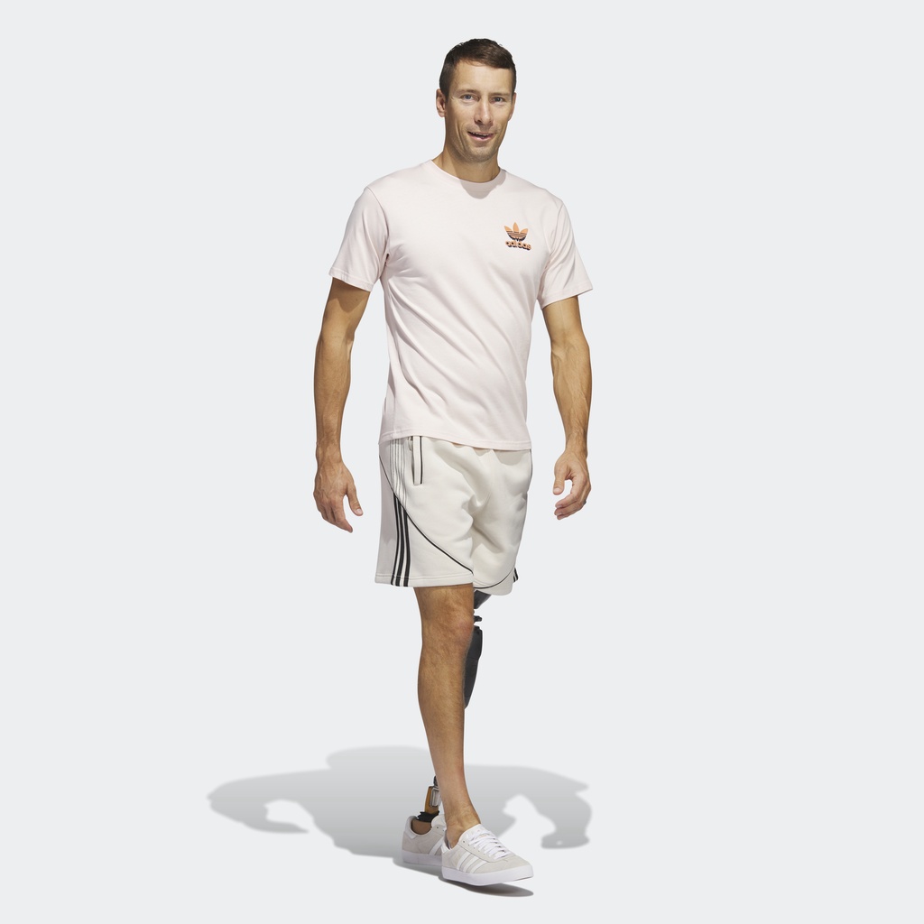 Adidas Phong cách sống Áo Thun Ba Lá 3D Power Nam Hồng H52189