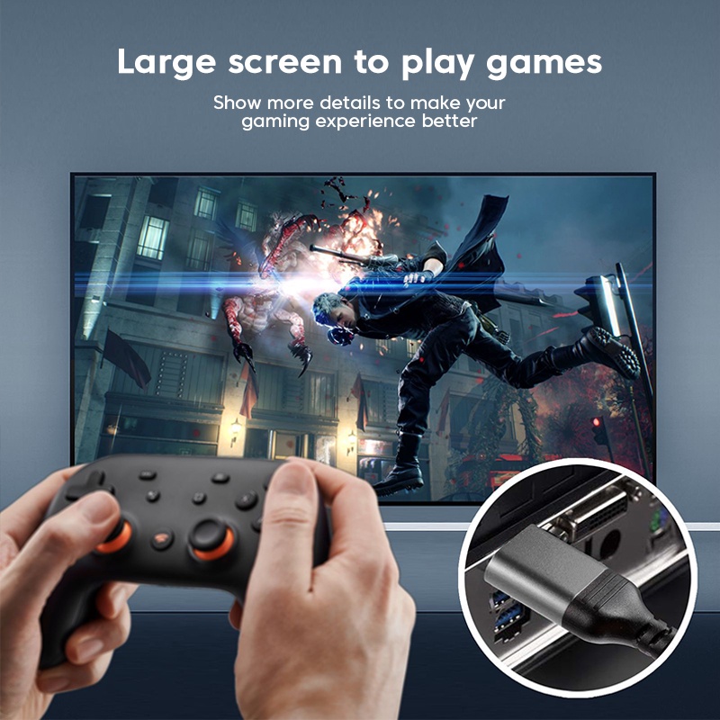 Dây Cáp HDMI 8K 60Hz 2.1 Cho Máy Chiếu HDTV Dài 1 / 2M / 3M / 5M