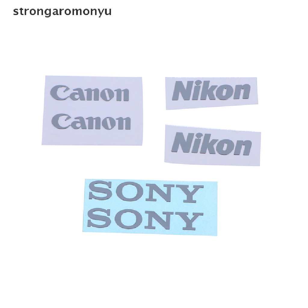 Miếng Dán Logo Bằng Kim Loại Trang Trí Điện Thoại / Máy Ảnh