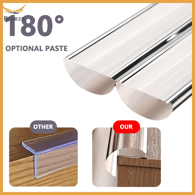 Cuộn Dây Bọc Cạnh Bàn / Tủ Nội Thất 6m Trong Suốt Chống Va Chạm Bảo Vệ An Toàn Cho Bé