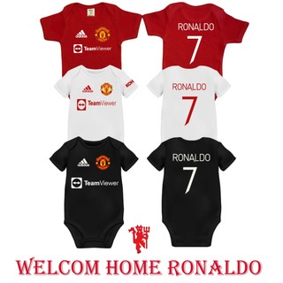  Bộ Áo Liền Quần Em Bé Manchester 7 Ronaldo Qg3D3D 