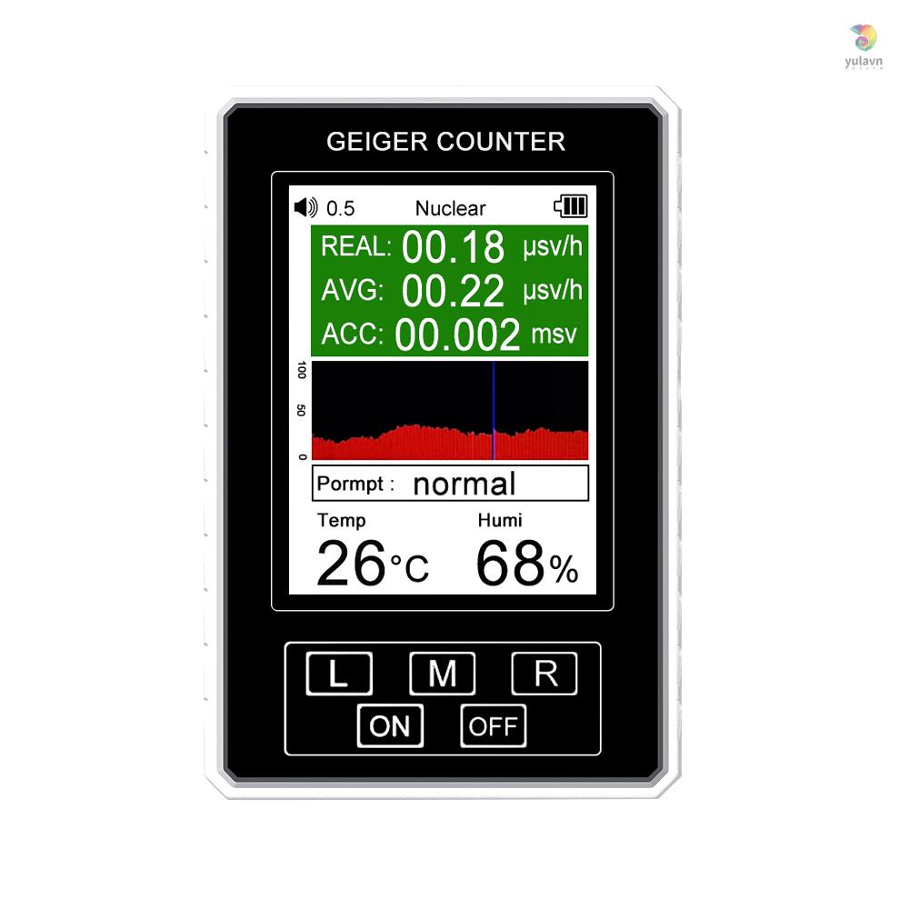 Máy Đếm Bức Xạ Điện Từ Đa Năng Màn Hình Lớn Cầm Tay Cho Phòng Thí Nghiệm