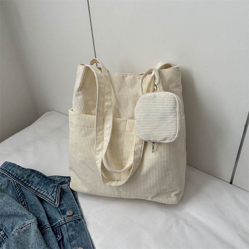 Ba Lô Vải Thời Trang Hàn Quốc Sức Chứa Lớn Dành Cho Nữ