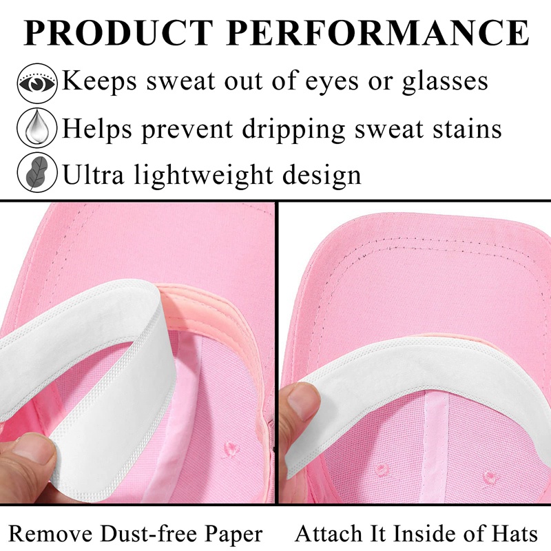 Bộ 50 Miếng Dán Thấm Hút Mồ Hôi Dùng Một Lần Tiện Dụng Đen