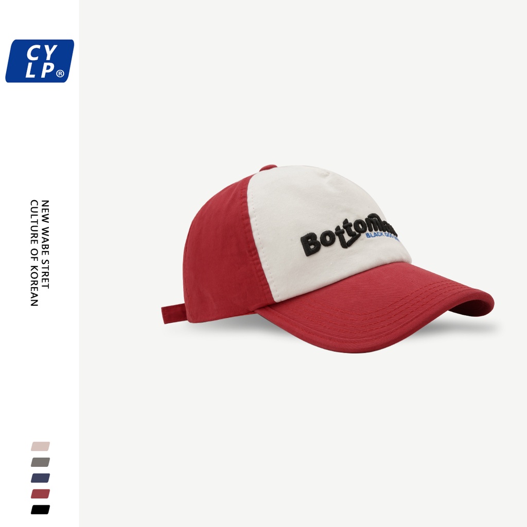 Mũ Lưỡi Trai Thêu Chữ Ba Chiều Thời Trang Đường Phố Hàn Quốc Dành Cho Nữ