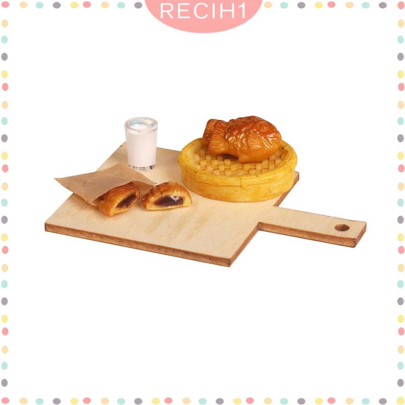 Bánh Pancake Hình Cá Tỉ Lệ 1 / 12 Trang Trí Nhà Búp Bê 1 / 12