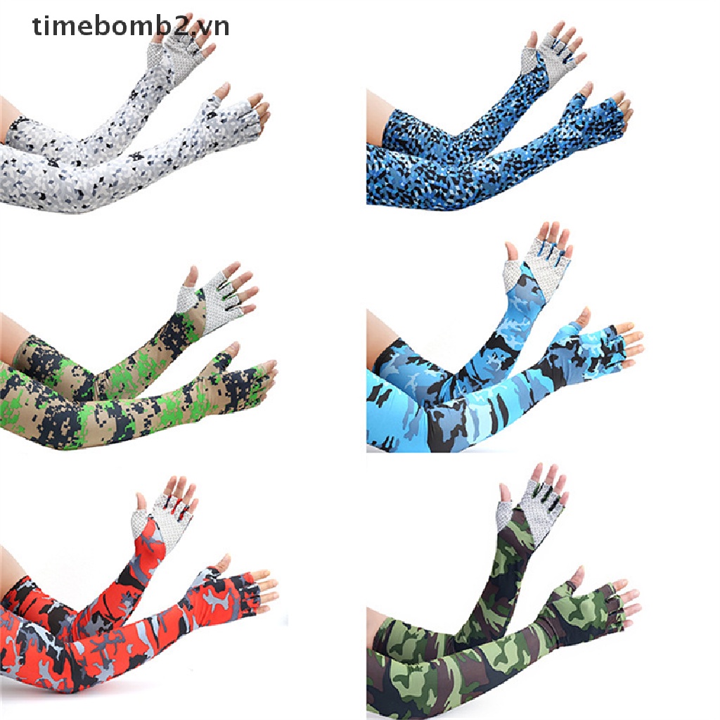 { # Găng Tay Chống Trượt Bằng Lụa Lạnh Họa Tiết Rằn Ri Cho Nam