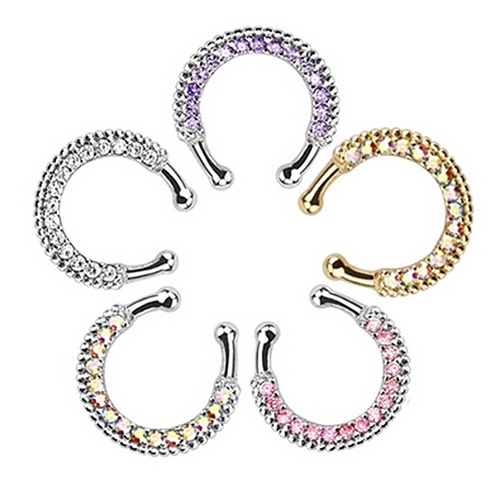 Khuyên Xỏ Mũi Không Cần Bấm Lỗ Hình Chữ U