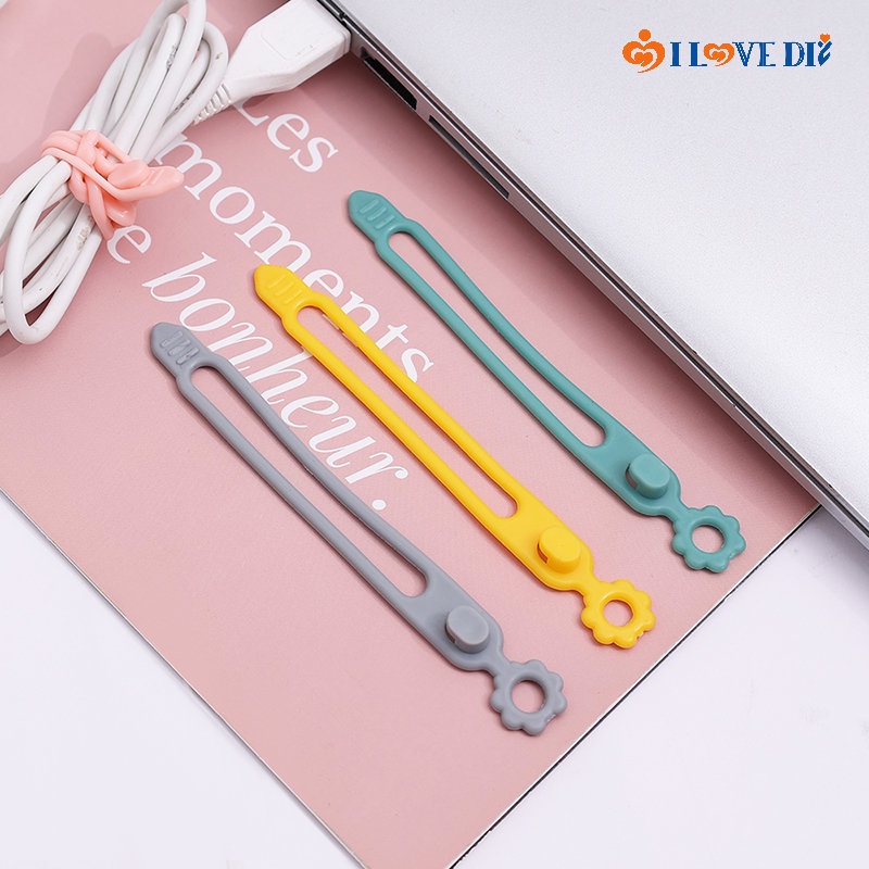 Dây Cáp Sạc Điện Thoại / Bàn Phím Bằng Silicon Tiết Kiệm Không Gian Chất Lượng Cao