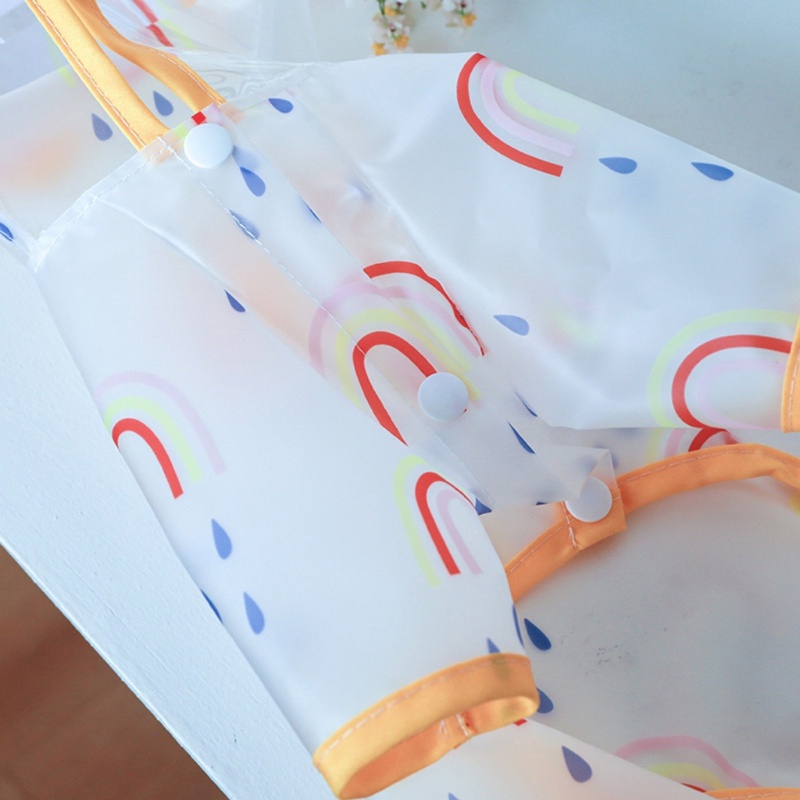 Áo Mưa Trong Suốt Có Mũ Trùm Tiện Dụng Dành Cho Cún Cưng