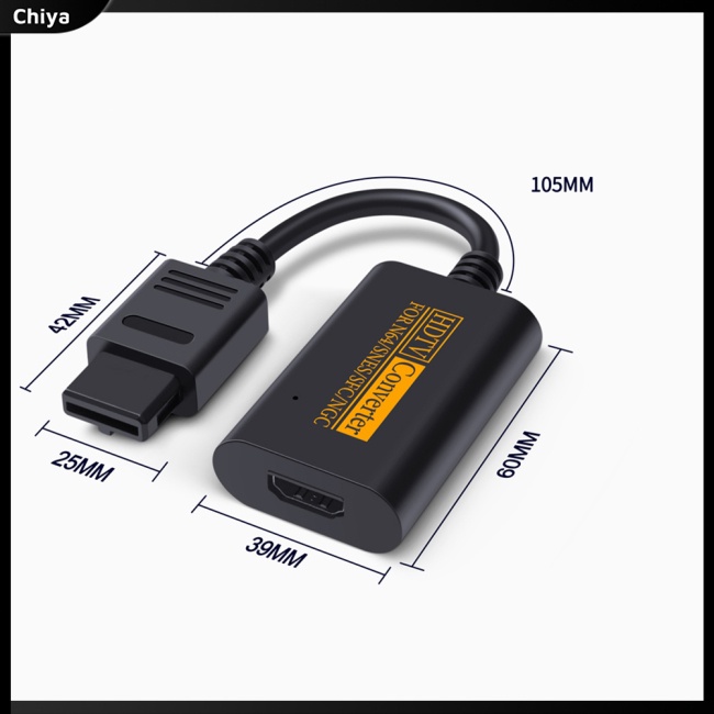Đầu Chuyển Đổi Âm Thanh / Video Hd 1080 Cho Nintendo Snes Ngc N64 Sang Hdmi