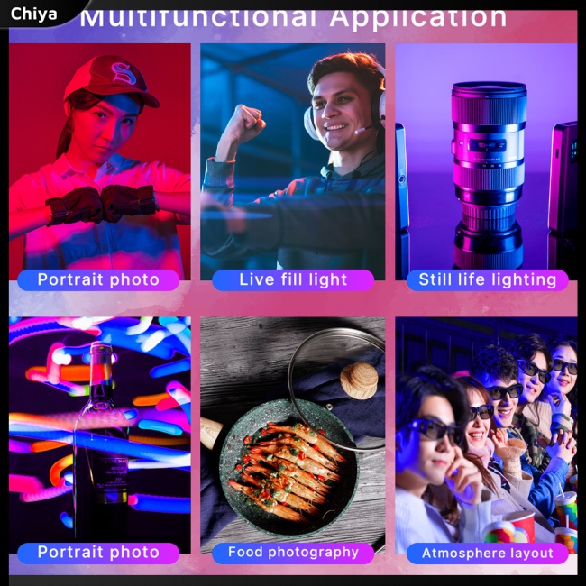 Đèn Led Ulanzi Vl120 Rgb Mini Bỏ Túi Dùng Chụp Ảnh Cầm Tay Tiện Dụng