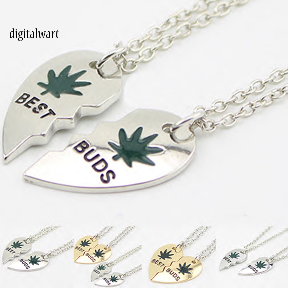 Kỹ Thuật Số| Vòng cổ Mặt Hình Lá Cây Trái Tim Unisex