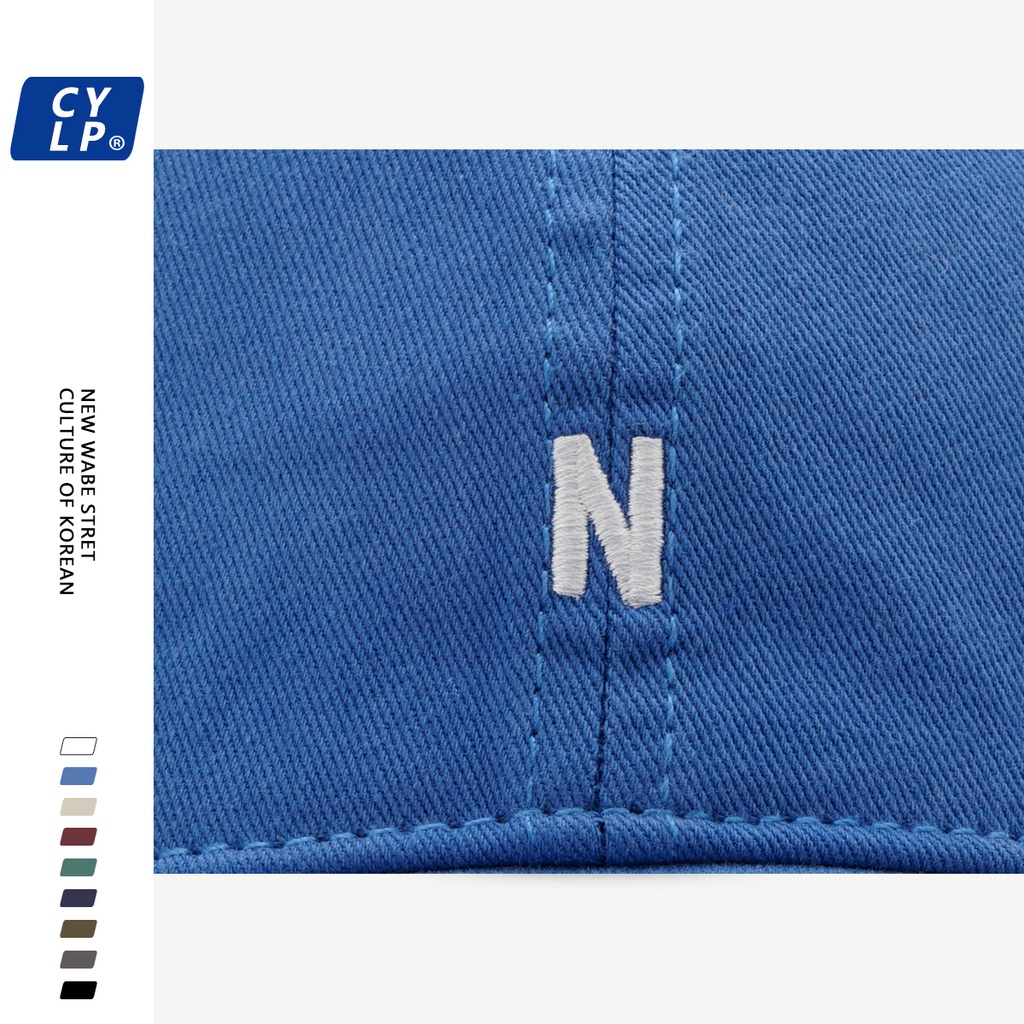 Mũ Lưỡi Trai Mềm Thêu Chữ N 1987 Phong Cách Hàn Quốc Thời Trang Cho Cặp Đôi