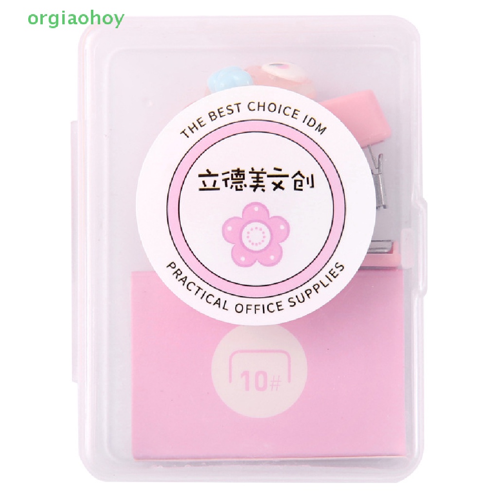 Đồ Dập Ghim Mini Họa Tiết Hoạt Hình Dễ Thương Tiện Dụng Cho Học Sinh / Văn Phòng
