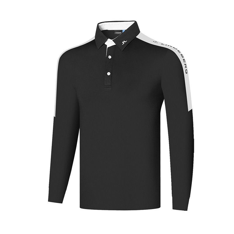 Áo Thun POLO Thể Thao Tay Dài Nhanh Khô Đơn Giản Cho Nam Chơi GOLF Ngoài Trời