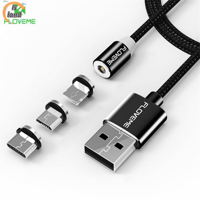 Dây Cáp Sạc Từ Tính Chống Sốc Xoay 360 Độ Tiện Dụng° Dây Cáp Sạc Truyền Dữ Liệu Xoay Được Tương Thích Với Ios / Micro /