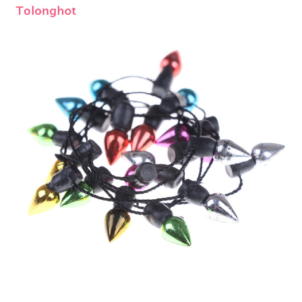 Dây Đèn Led 0.5m 1 / 12 Bằng Nhựa Nhiều Màu Trang Trí Nhà Búp Bê