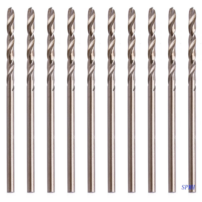 Bộ 10 Mũi Khoan Xoắn Ốc HSS Bằng Kim Loại Siêu Bền