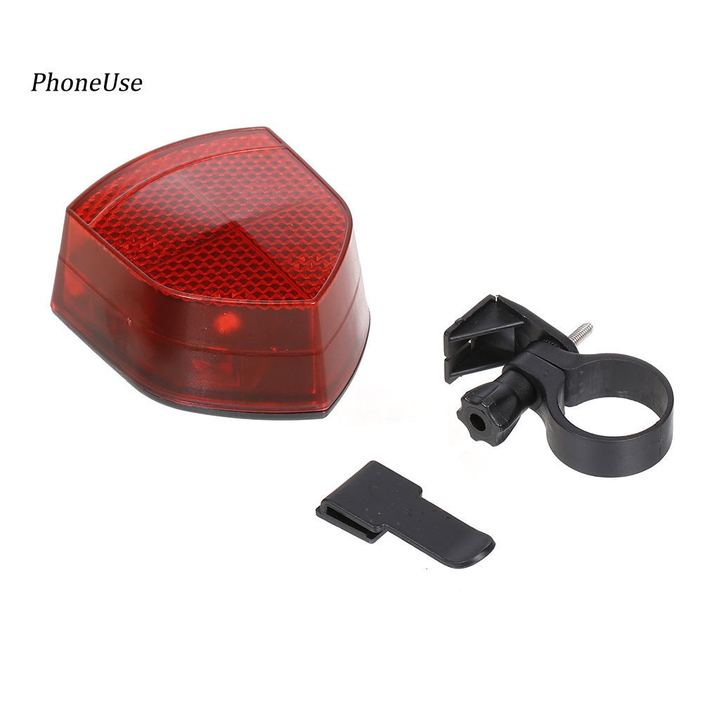 Đèn Led 4 Bóng Phản Quang Bằng Da PU An Toàn Chống Nước Cho Xe Đạp