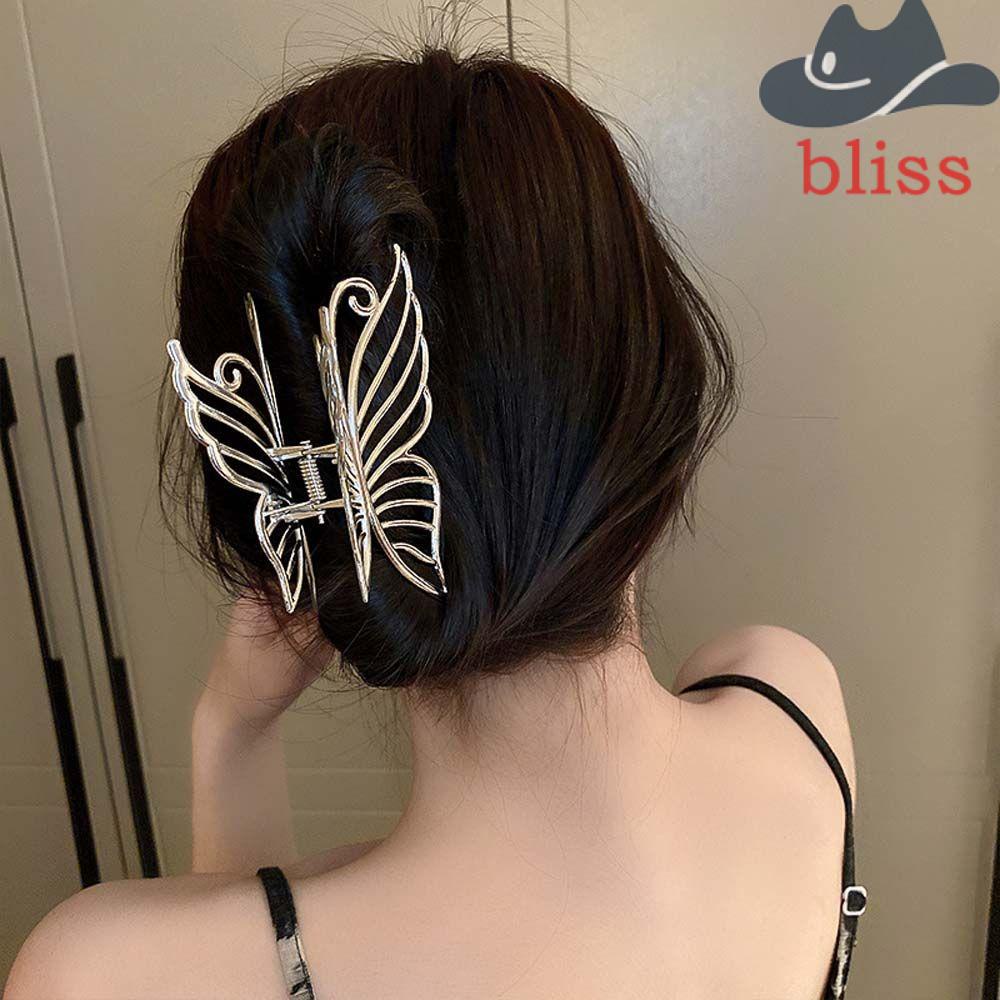 Kẹp Tóc Hình Bướm Phong Cách Harajuku Cho Nữ|Kẹp Tóc Kim Loại Nhiều Màu Sắc Phong Cách Hàn Quốc