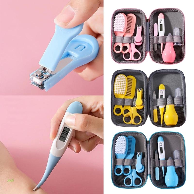 Bộ Dụng Cụ Chăm Sóc Móng Tay Cho Bé Kèm Túi Đựng Tiện Lợi