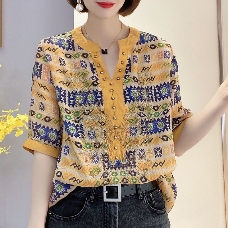 Áo Sơ Mi Thiết Kế Mới Thời Trang Mùa Hè Theo Phong Cách Châu Âu Dành Cho Nữ