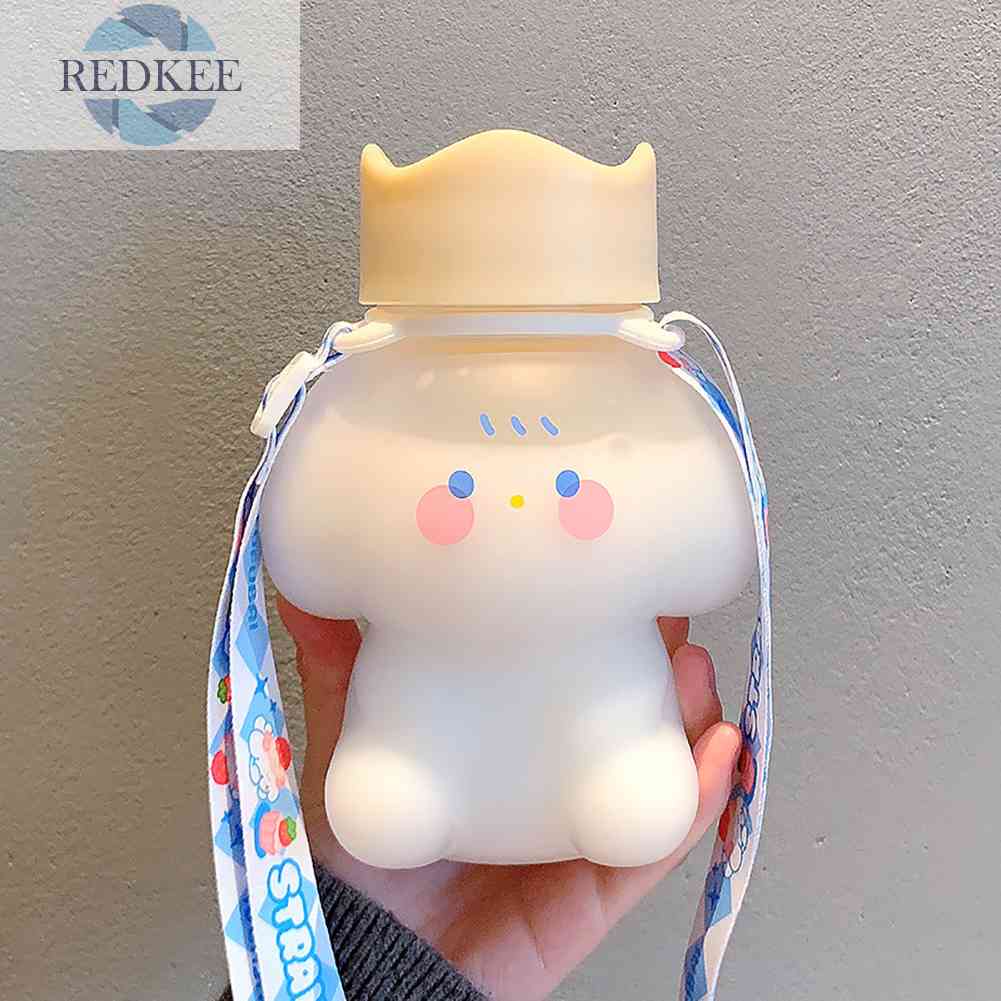 Bình Nước 800ML Họa Tiết Hoạt Hình Dễ Thương