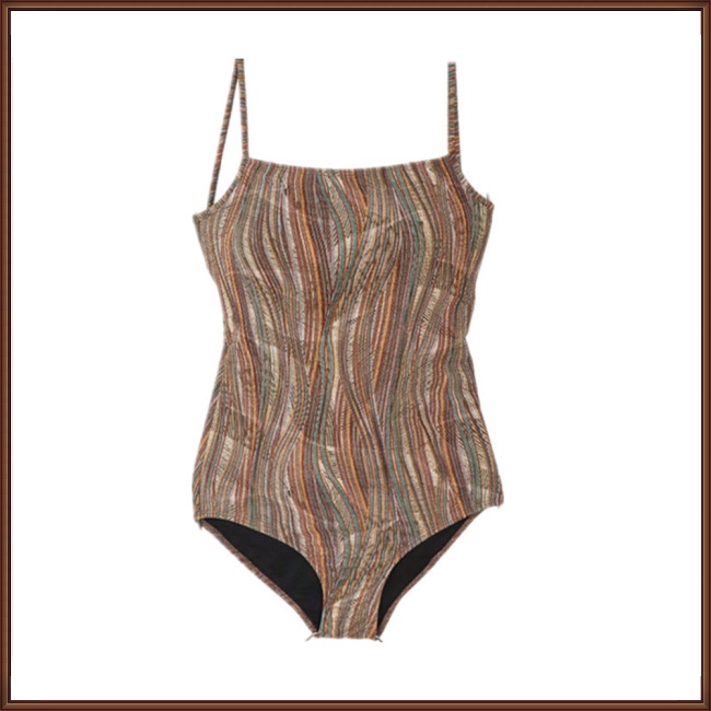 Bộ Đồ Bơi Một Mảnh Hở Lưng Họa Tiết Đuôi Công Phong Cách Retro Quyến Rũ Cho Nữ