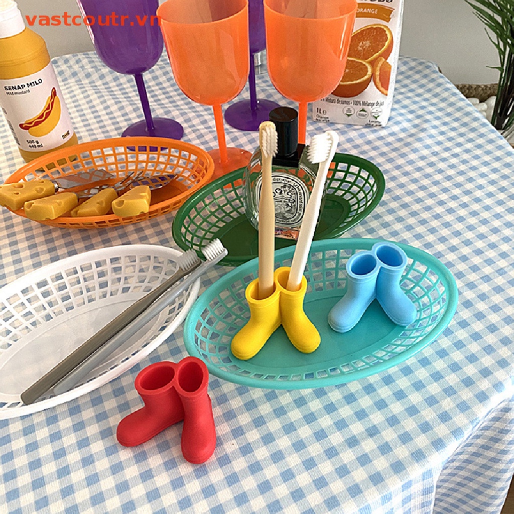 Giá Đỡ Bàn Chải Đánh Răng Bằng Silicon Họa Tiết Hoạt Hình Sáng Tạo