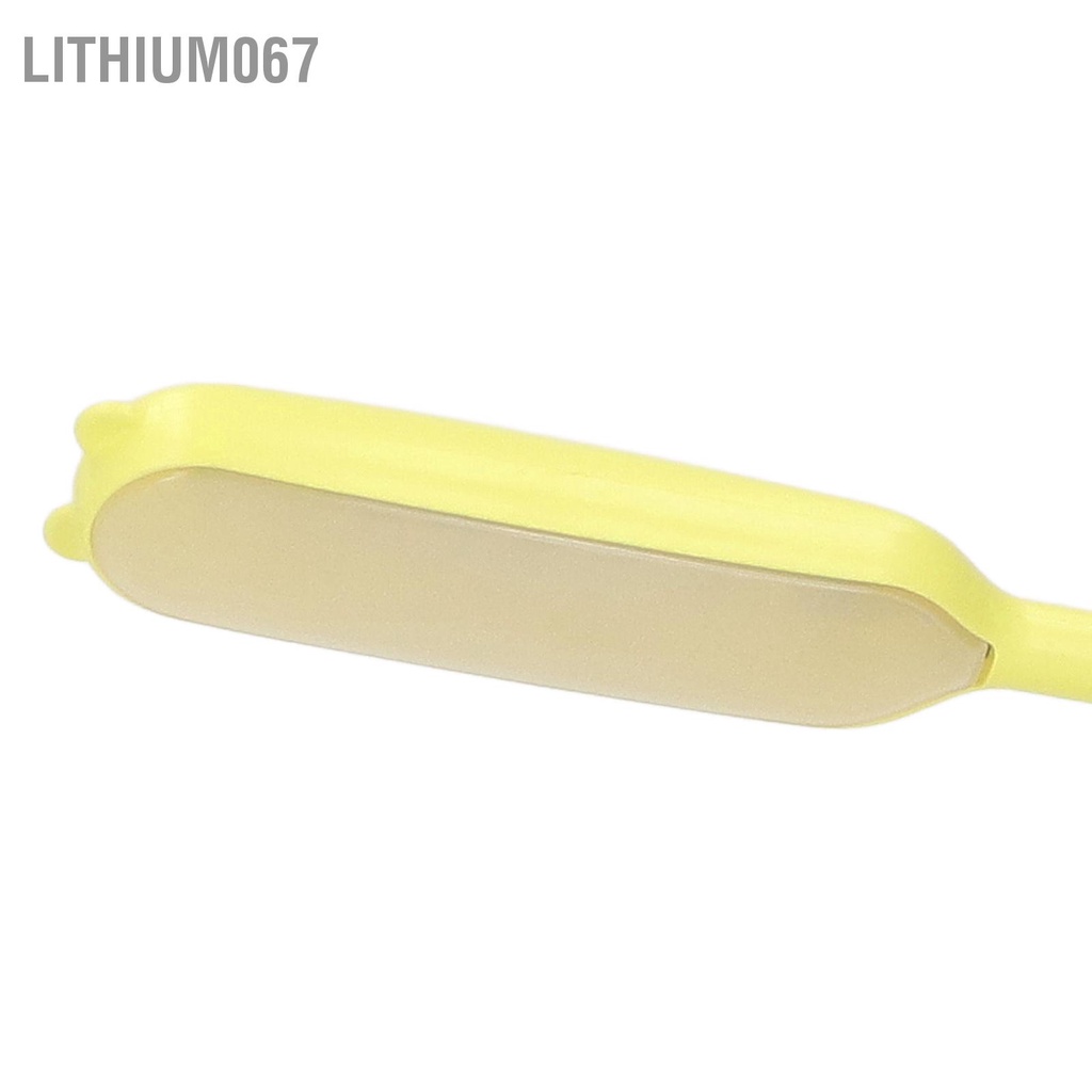 Lithium067 Đèn Trẻ Em Dễ Thương Có Giá Đỡ Bút Hình Dáng Sạc USB Bảo Vệ Mắt LED Để Bàn Cổ Điều Chỉnh Thể Uốn Cong