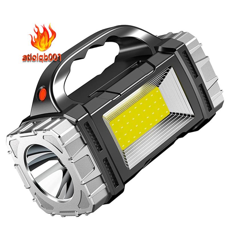 Đèn Pin LED Cầm Tay Chống Nước Dùng Cắm Trại Ngoài Trời Có Thể Sạc Lại Bằng Cổng USB