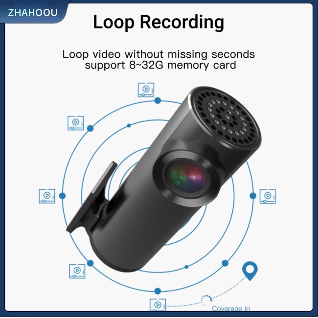 ☃Nhà Cửa☃ Camera Ghi HìNh Ô Tô ADAS Hỗ Trợ Quay Ban Đêm