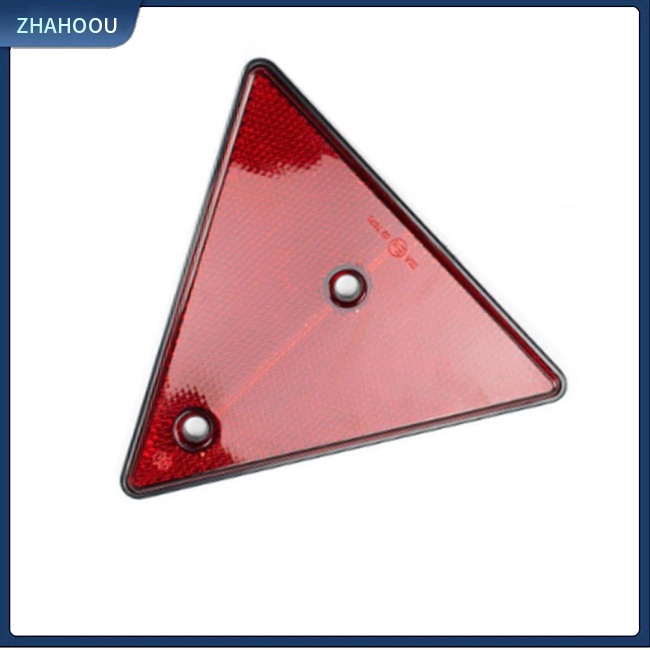 ☃Nhà Cửa☃ Miếng Dán Phản Quang Hình Tam Giác Màu Đỏ An Toàn Cho Xe Tải Trailer Rv