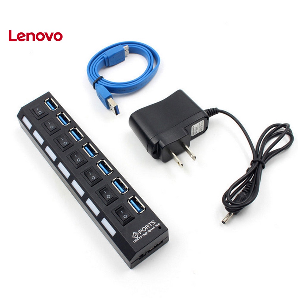 Bộ Chia 7 Cổng USB 3.0 Hình Hoa Hướng Dương Có Công Tắc Đóng / Mở