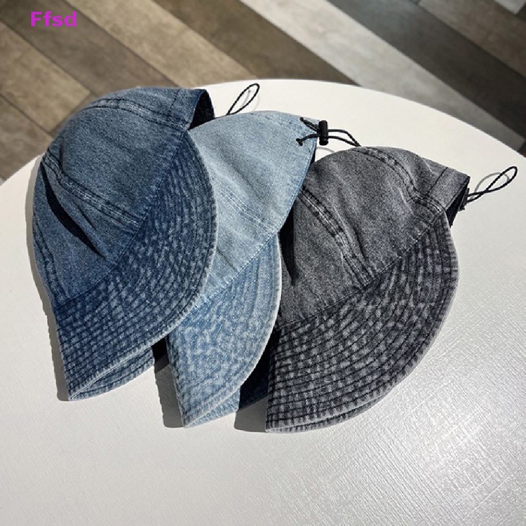 {Ffsd} Mũ Rộng Vành Chống Nắng Đi Biển Mùa Xuân Hè Có Dây Rút Vành Có Thể Điều Chỉnh Và Gấp Lại Khô Nhanh Cho Nam Và Nữ