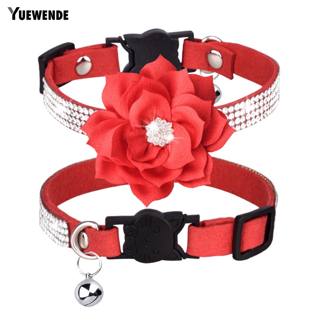 Vòng Cổ Mini Có Chuông Độ Co Giãn Cao Thời Trang Cho Thú Cưng