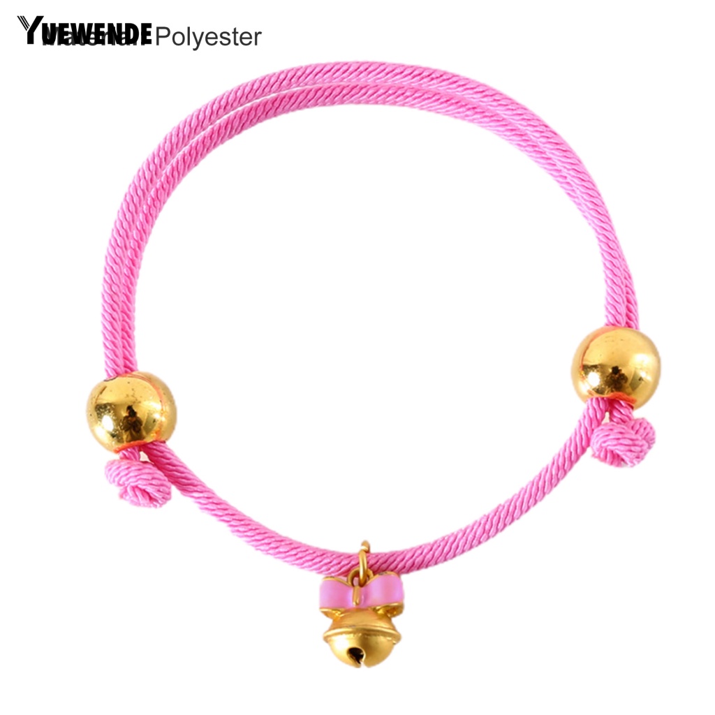 Vòng Cổ Màu Trơn Đính Chuông Cho Thú Cưng