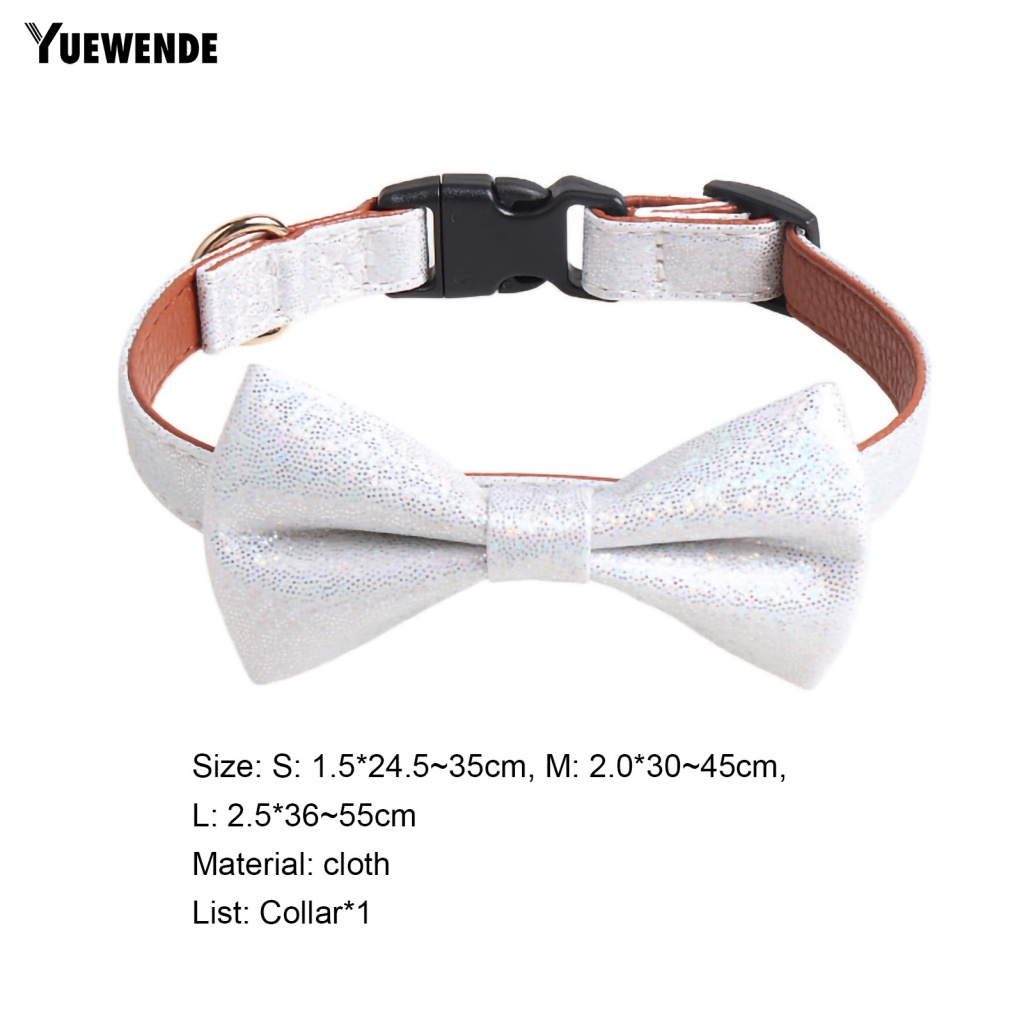 Vòng Cổ Nơ Lấp Lánh Cho Thú Cưng