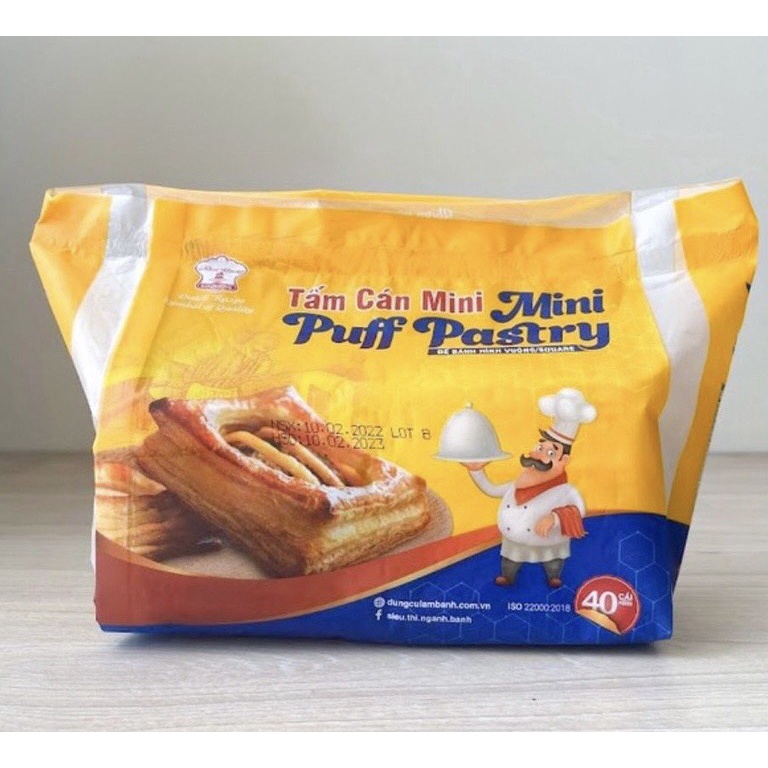 TẤM CÁN PUFF PASTRY-LÀM BÁNH NGÀN LỚP