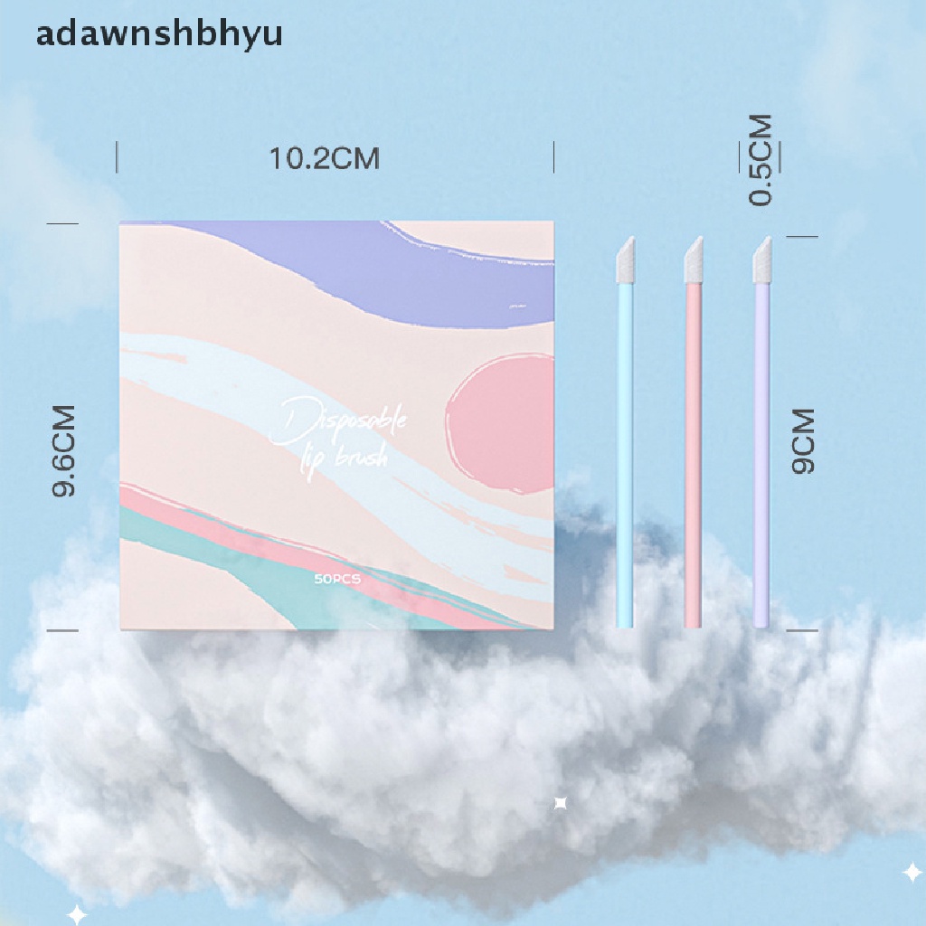Bộ 50 Cọ Trang Điểm Môi Dùng Một Lần adawnshbhyu