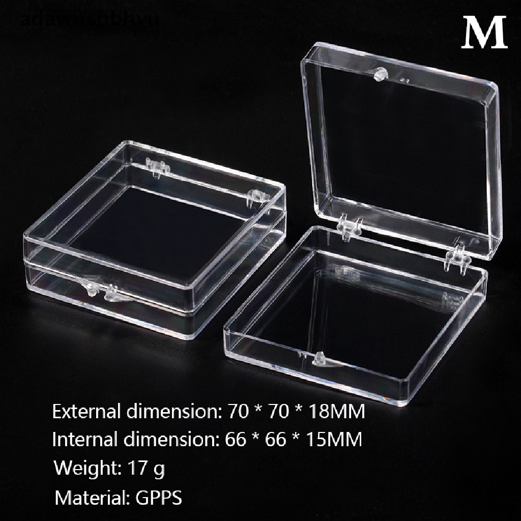 Hộp Nhựa Trong Suốt Trưng Bày Móng Tay Giả Tiện Dụng