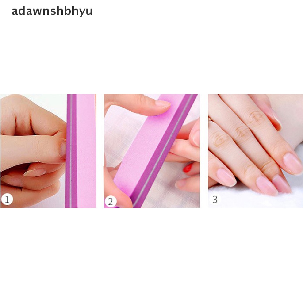 Set 10 Miếng Xốp Nhám Đánh Bóng Móng Tay 100 / 180