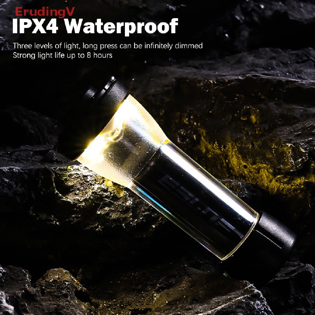 Đèn Pin Cắm Trại 3 Chế Độ Cao Sạc Cổng USB Từ Tính Mang Đi Tiện Dụng