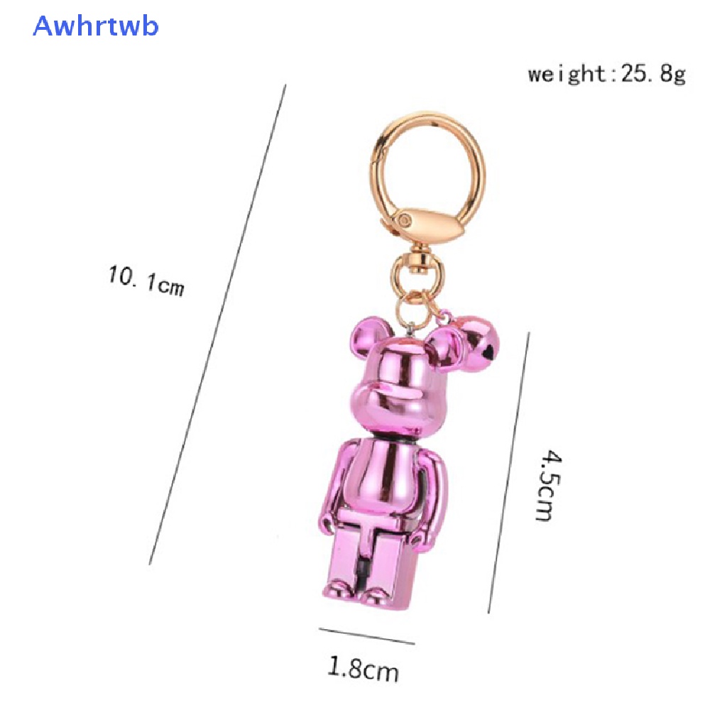 Móc Chìa Khóa Hình Gấu Bông Nhiều Màu Sắc Dễ Thương Mới