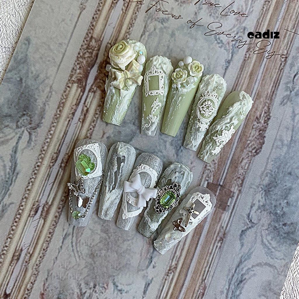 Miếng Dán Khung Ảnh Tự Dính Không Phai Mềm Mại Phong Cách Nhật Bản Retro Trang Trí Móng Tay DIY