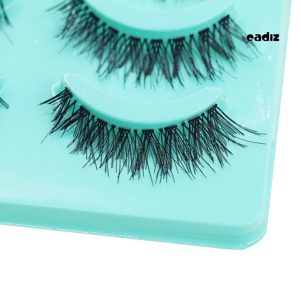 Set 5 Cặp Lông Mi Giả Mềm Mại Tự Nhiên Handmade Dành Cho Trang Điểm