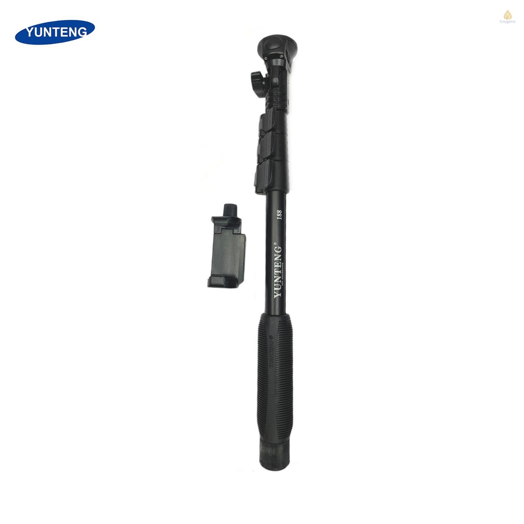 YUNTENG Gậy Selfie Mở Rộng Bằng Hợp Kim Nhôm Với Ốc Vít 1 / 4 Inch Cho Điện Thoại / Máy Ảnh Kỹ Thuật Số