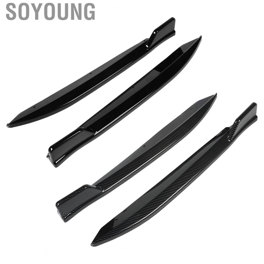 Soyoung Rear Bumper Lip Diffuser Spoiler Body Kits Left Right for Car