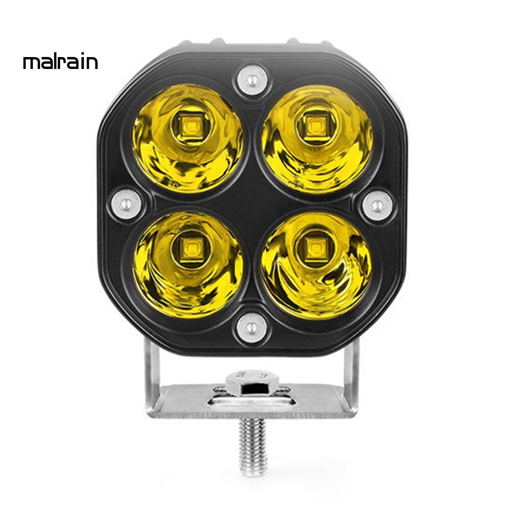 Đèn LED Hình Vuông 3 Inch Ánh Sáng Vàng Chuyên Dụng Cho Xe Hơi